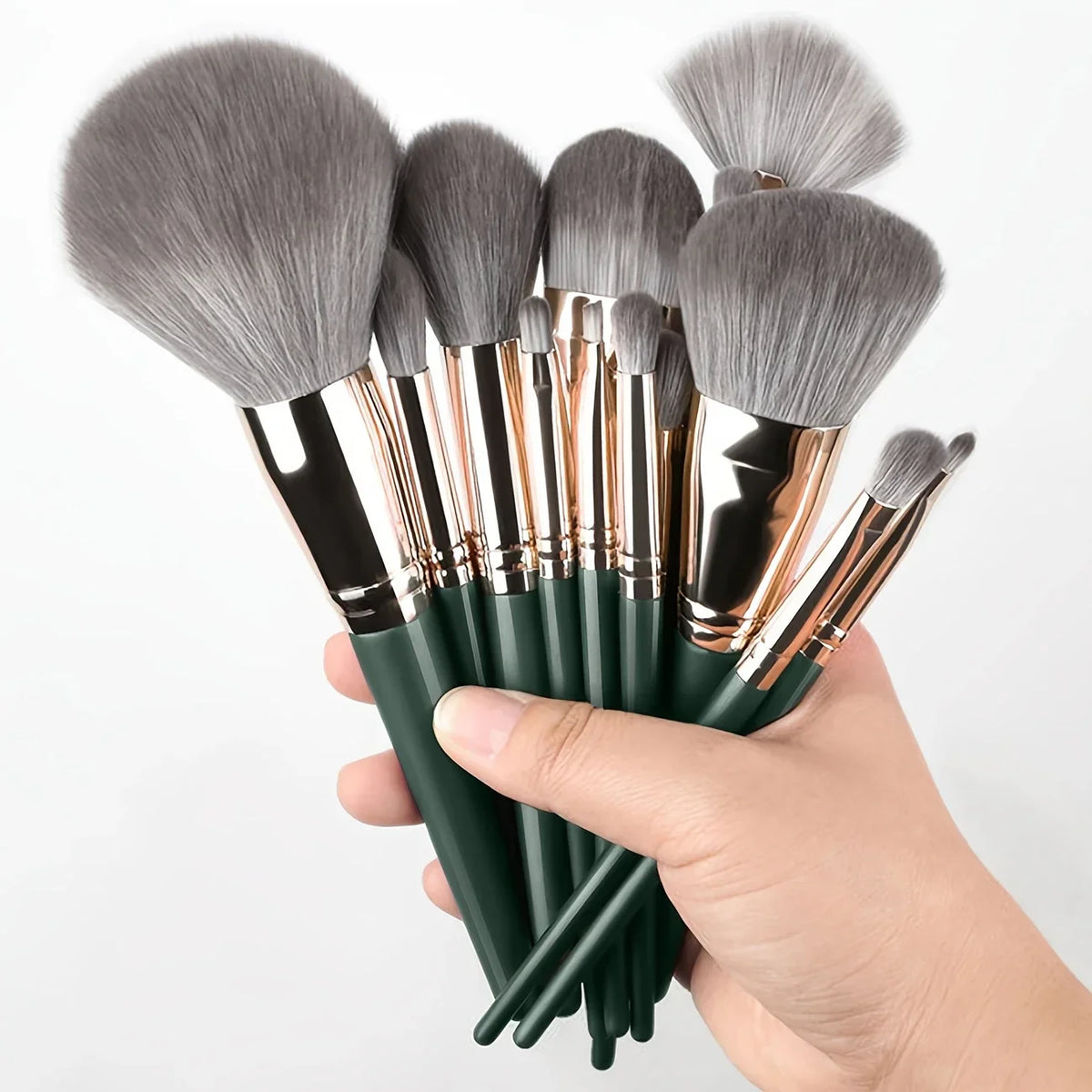 14-teiliges Make-up-Pinsel-Set, weich, flauschig, professionelle Kosmetikpinsel zum Mischen von Foundation, Puder, Lidschatten, komplette Schönheit