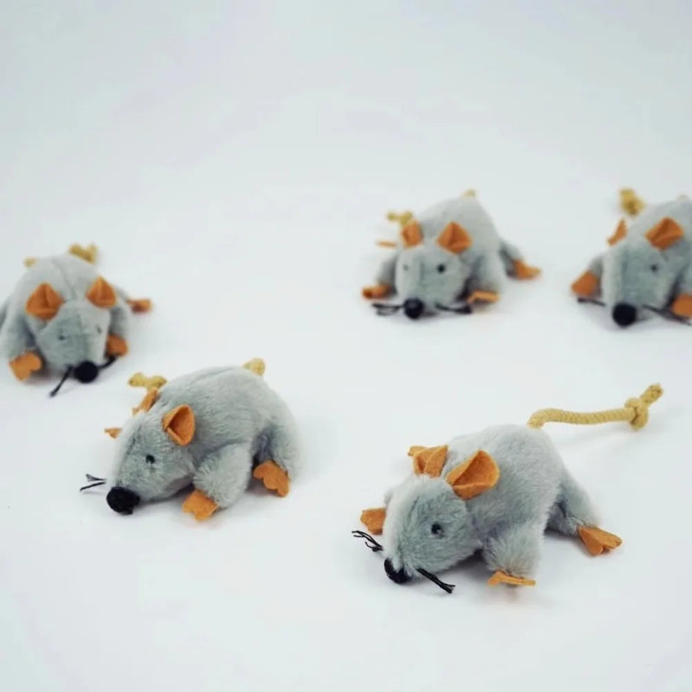 Interaktive Katzenmaus mit Kompaktem Design für Kätzchen und Katzen - Tägliches Spielzeug zum Kauen