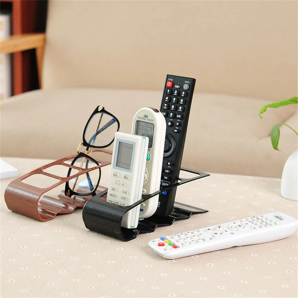 4 Abschnitt TV-Fernbedienung Stand halter Haushalts gerät Fernbedienung Lager regal Desktop-Halterung für zu Hause Wohnzimmer Büro