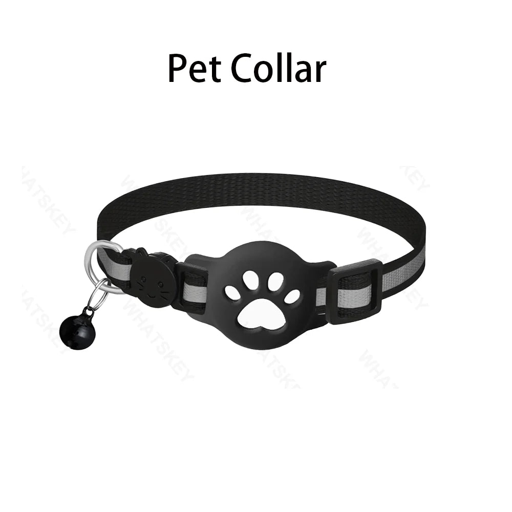 Verstellbares Haustier-Halsband mit GPS-Tracker, Google Find My Android Finder, Ortungsgerät-Set, Haustierzubehör, Elektronische Geräte für Katzen und Haustiere