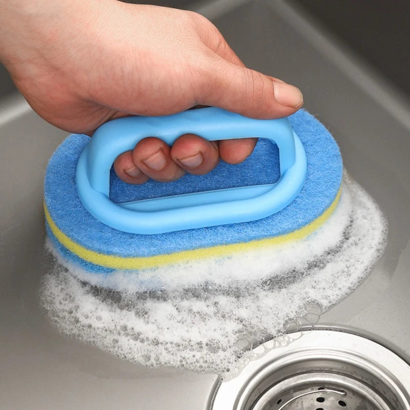 Schwamm Reinigung Pinsel Mit Griff Badewanne Fliesen Peeling Pinsel Küche Bad Reinigung Schwamm Pinsel Haushalt Reinigung Liefert