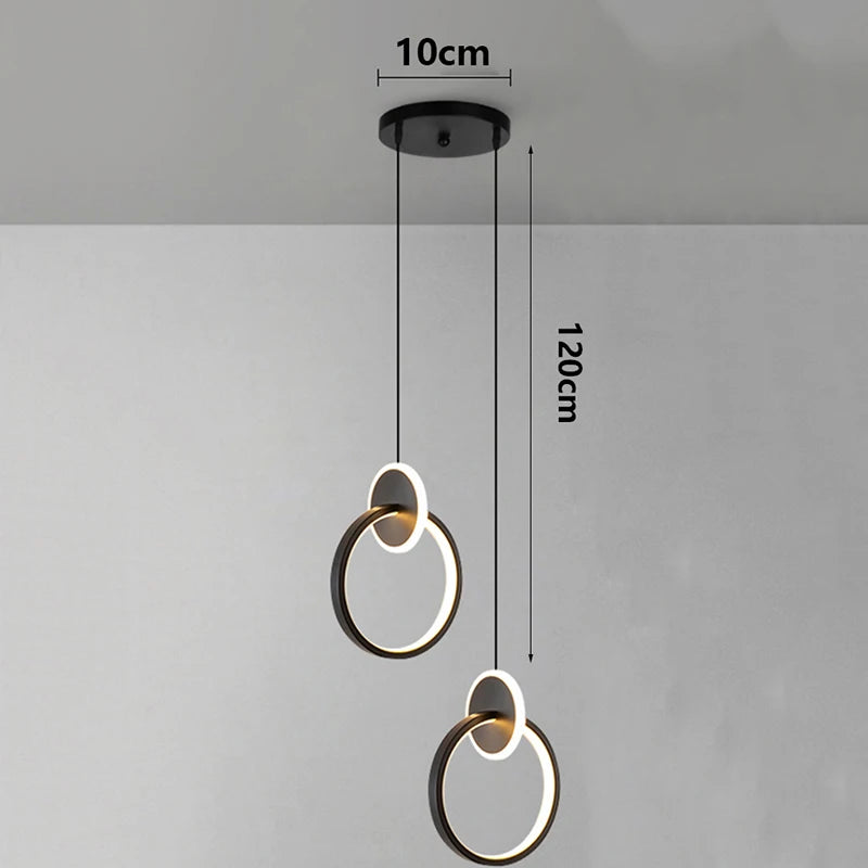 1 Stück Moderne LED-Leuchte für Zuhause, Schlafzimmerlampe, Nachttischlampe, Pendelleuchte, LED-Kronleuchter, Hängeleuchte, Innenbeleuchtung