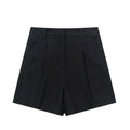 HH Frauen Elegante Feste Weste Hose Sets Einreiher V-ausschnitt Weste Top + Hohe Taille Dünne Shorts Dame Büro Tragen anzüge