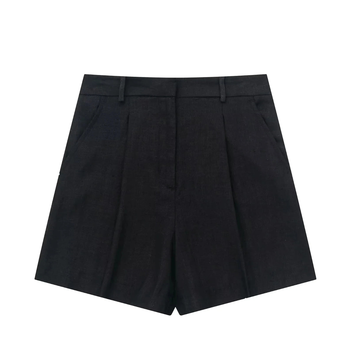 HH Frauen Elegante Feste Weste Hose Sets Einreiher V-ausschnitt Weste Top + Hohe Taille Dünne Shorts Dame Büro Tragen anzüge