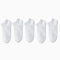5 Paar Herren-Bootssocken, Business, Sport, Schweißabsorption, reif, Sommer, Herbst, einfarbig, kein Pilling, vielseitige Söckchen