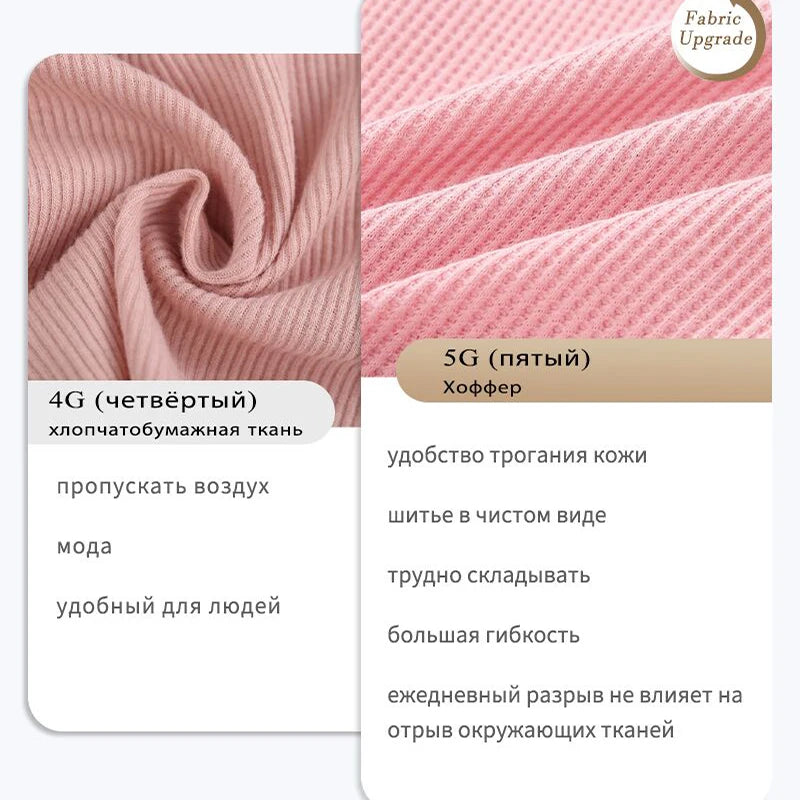 3 Teile/satz Frauen Sexy Waffel Plaid Baumwolle Brasilianische Höschen Niedrige Taille V Form Bikini Unterwäsche Weiche Atmungsaktive Weibliche Dessous