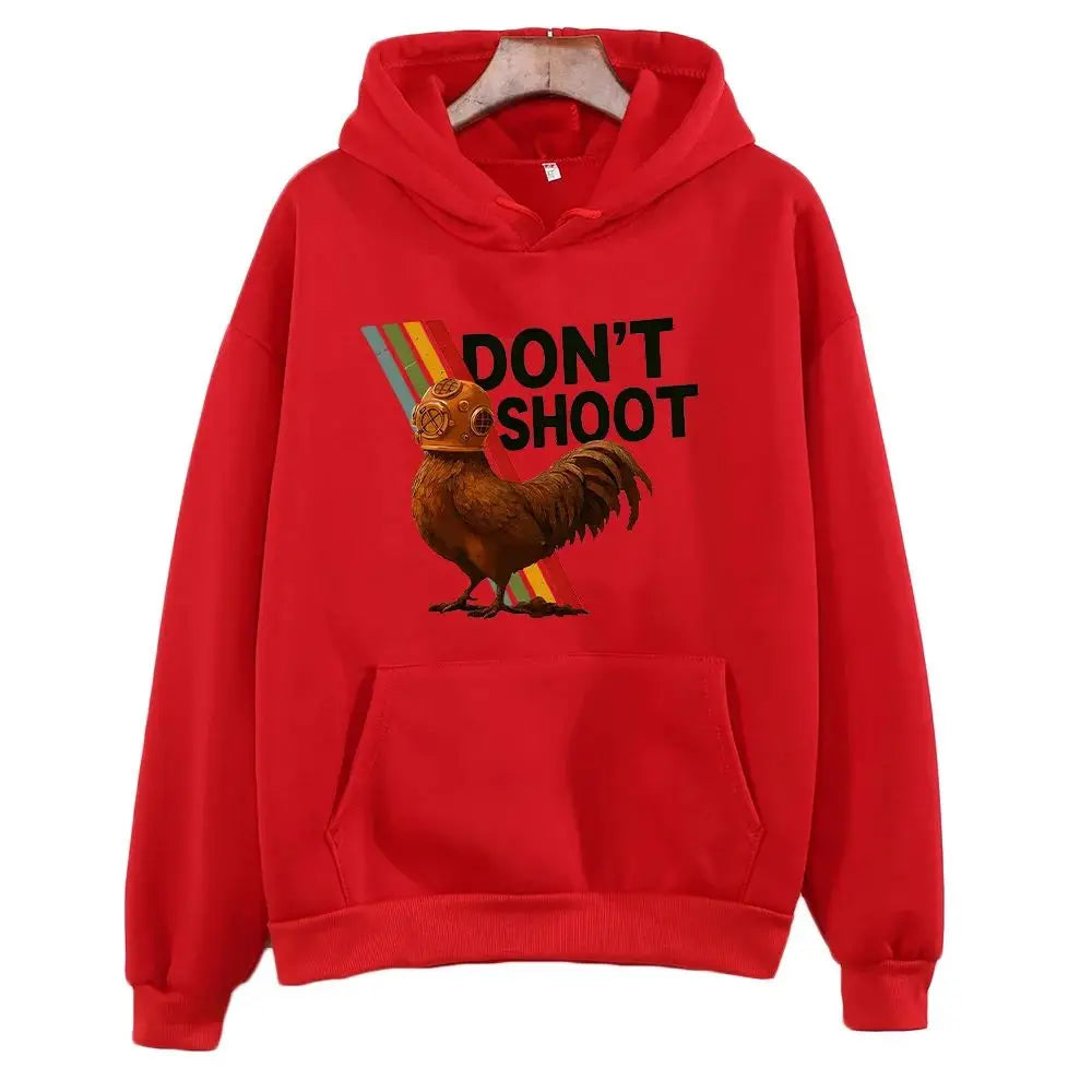 Hip Pop Harajuku Hoodies Don't Shoot Arc Hoody ARC Raiders Hoodies Gamer Geschenk Sweatshirt Arc Raiders Inspirieren Pullover Unisex