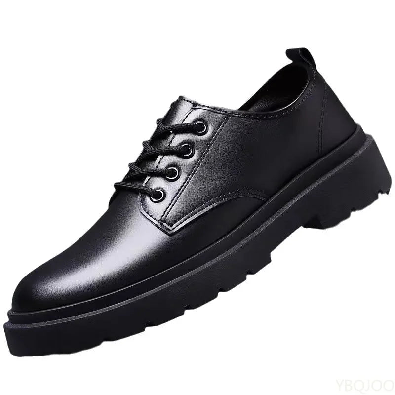 Business-Büro Formelle Kleidung Lässige Schnürschuhe für Herren Frühling und Herbst Mode Neue Atmungsaktive Rutschfeste Herrenschuhe 2026