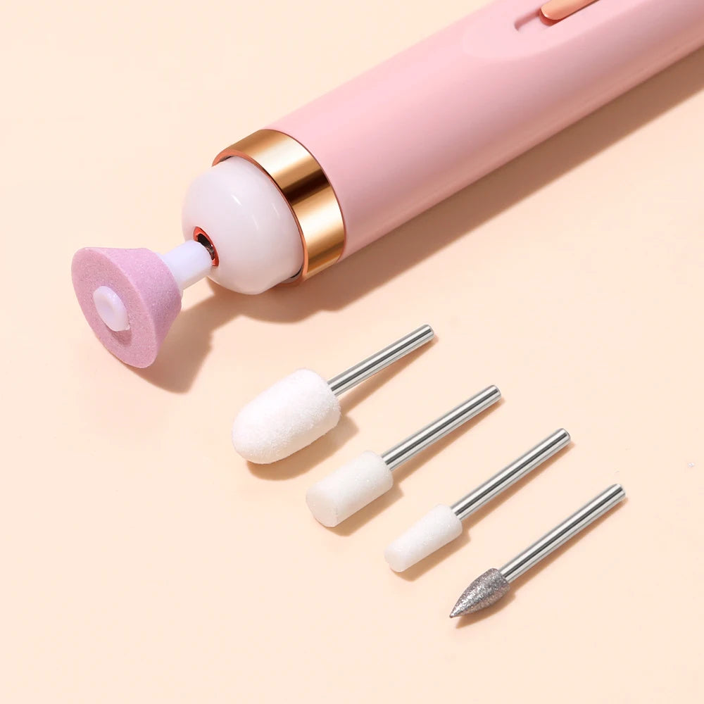 Yikoolin Nail Buff tragbares Kit elektronische Nagel feile und volle Maniküre und Pediküre Werkzeug profession elle Nagel bohrmaschine