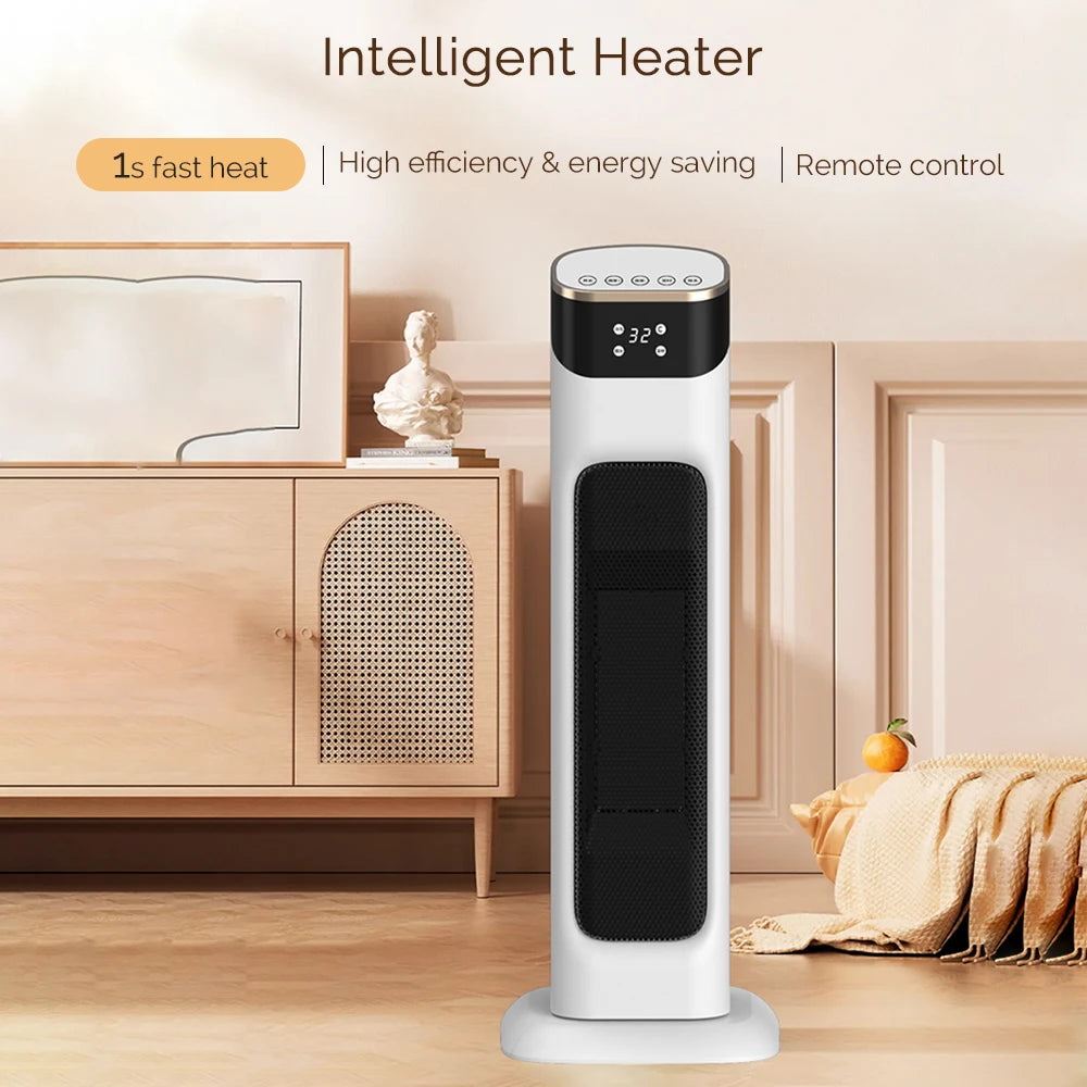 Elektroherd-Heizung, 1500 W, PTC, schnelle Erwärmung, Heimgebrauch, Schlafzimmer, einstellbare Temperatur, Raumheizung, Ventilatorwärmer, Heißluftheizung für den Innenbereich