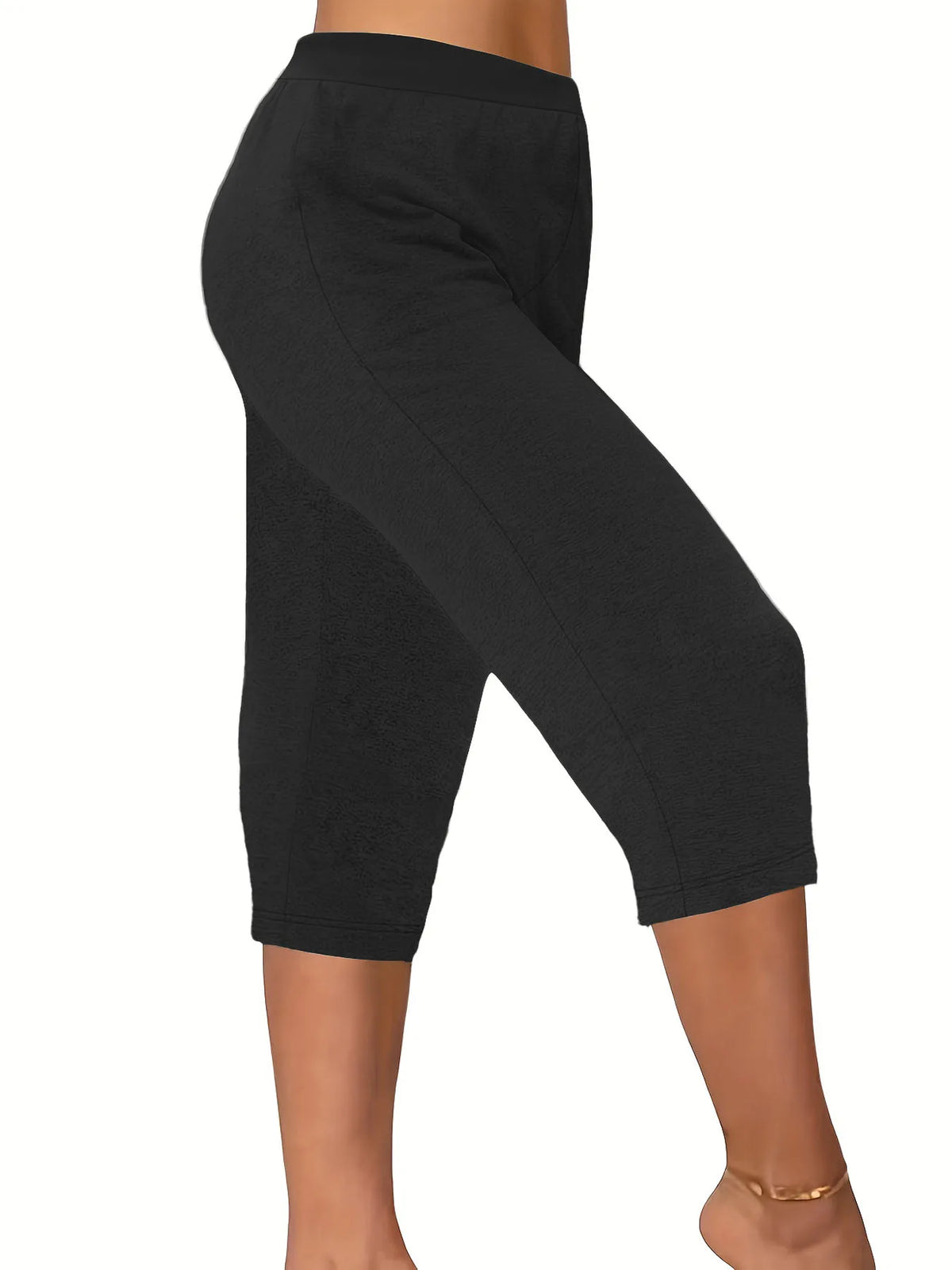 2024 Sommer plus Größe europäischen und amerikanischen Stil hochela tischen Stoff Slim-Fit Hip-Style kurze Hose