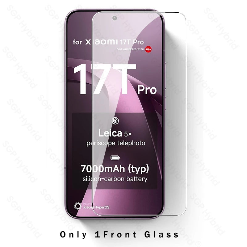 8To1 Gehärtetes Glas für Xiaomi 17T Pro 5G Displayschutzfolie Xaiomi Xiaomy Mi 17TPro 17 T T17 Kameraglas Xiaomi17T Xiaomi17TPro
