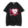 DIY ICH Liebe Mein Freund Freundin T-shirt Hip Hop T-shirt Angepasst Y2k Straße Trend Tops Streetwear