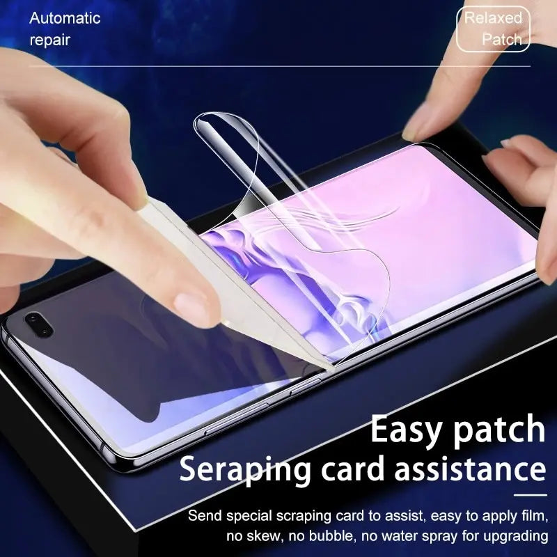 4 Stück Hydro gel Film Displays chutz folie für Samsung Galaxy S10 S20 S21 S22 plus S23 Ultra Fe Displays chutz folie für Note 20 8 9 10