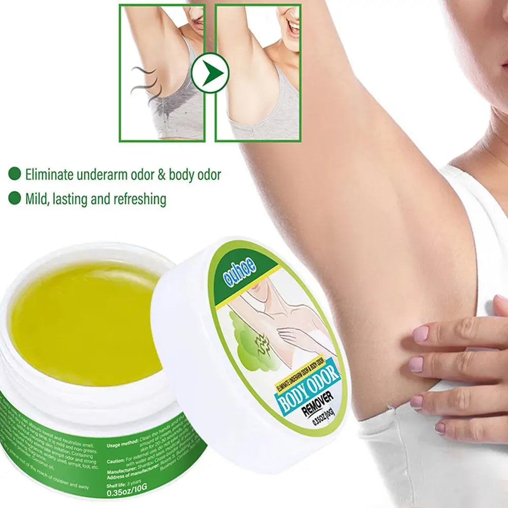 Creme zur Entfernung von Achselgeruch, Entfernung von schlechtem Geruch und Schweiß für Männer und Frauen, erfrischendes, langanhaltendes Aroma, Hautpflege-Deodorant