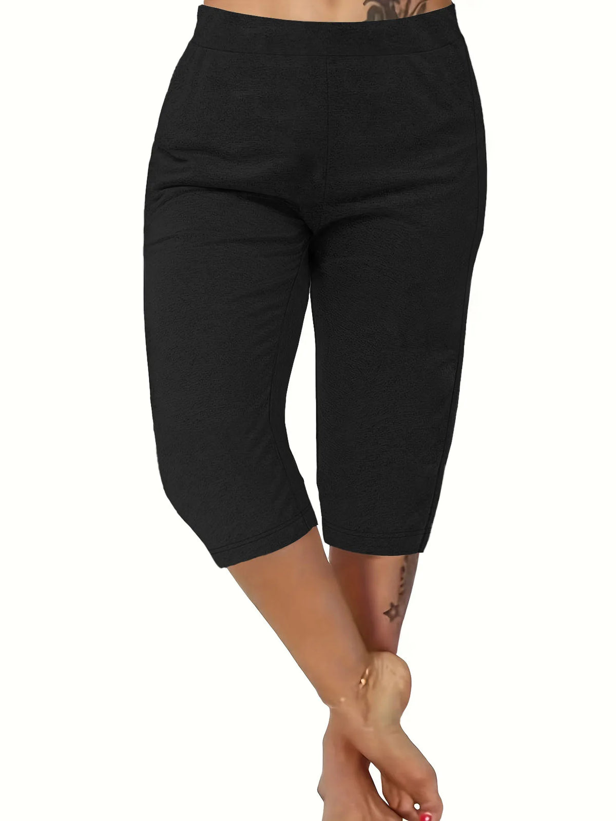 2024 Sommer plus Größe europäischen und amerikanischen Stil hochela tischen Stoff Slim-Fit Hip-Style kurze Hose