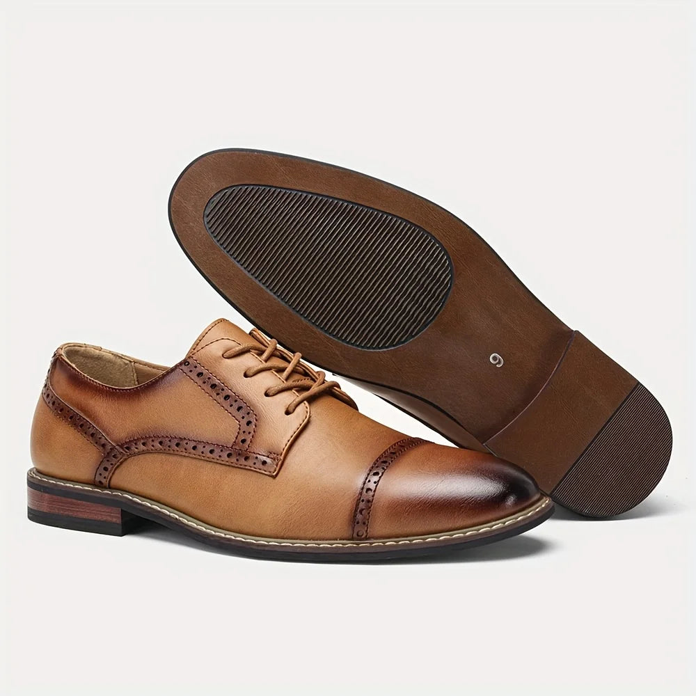 Herrenschuhe Komfortabel Stilvoll Business Gentleman Herren Lederschuhe