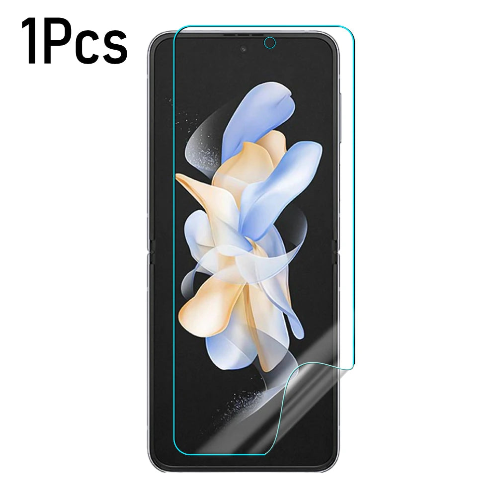 12 in 1 Flip5 Displayschutzfolie für Samsung Galaxy Z Flip 5G, weiches HD-Scharnier, schützende weiche, kratzfeste Hydrogelfolie für ZFlip5