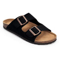 Shevalues Herren-Wildleder-Clogs, weiche Leder-Pantoletten, Herren, neue Sommer-Männer-Kork-Sandalen, bequeme Slip-On-Unisex-Clogs mit Fußgewölbeunterstützung