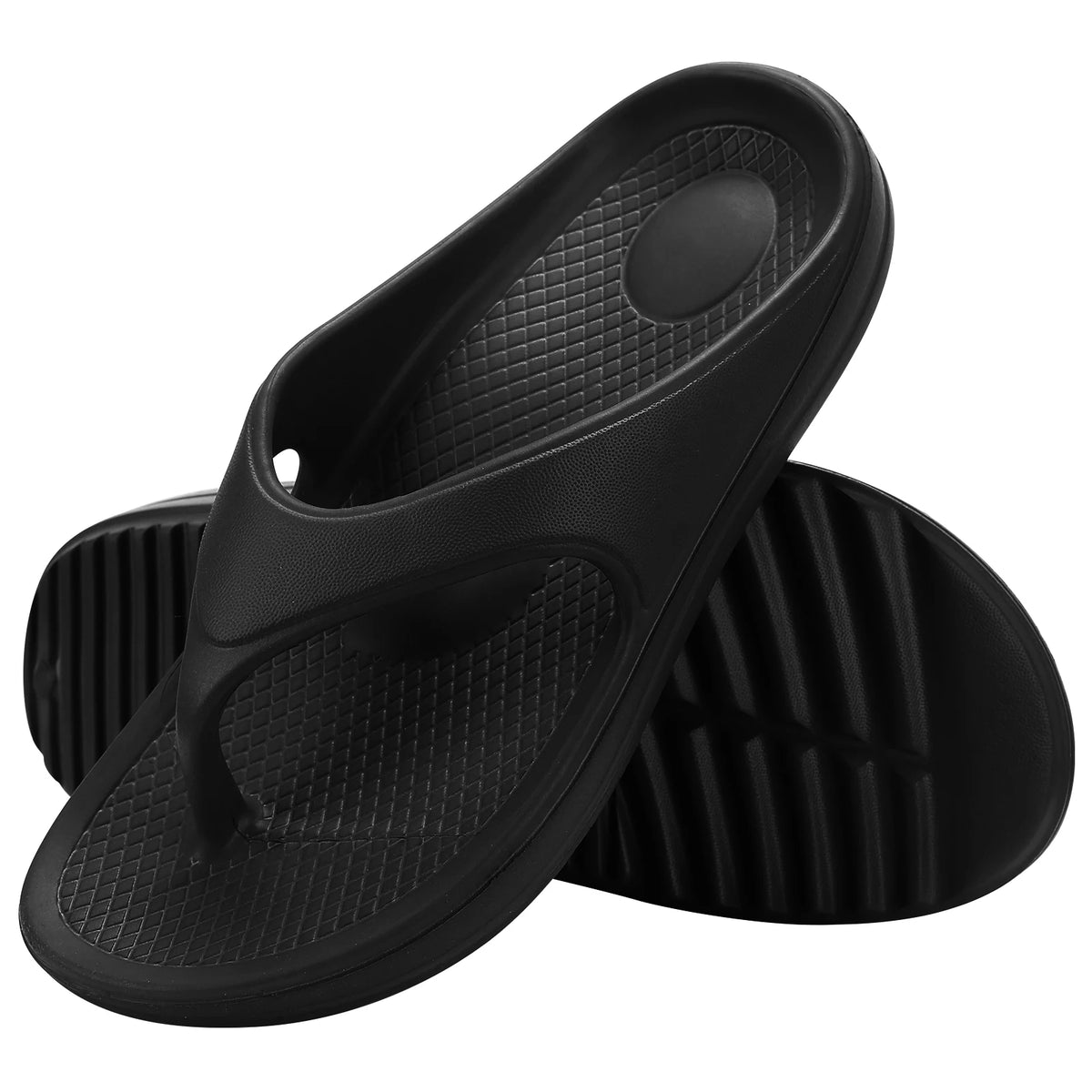 Shevalues Orthopädische Sandalen für Damen, modisch, Strand, Flip-Flop, Sommer, Outdoor, weiche Sandalen mit Fußgewölbeunterstützung, für Zuhause, Badezimmer, Rutschen