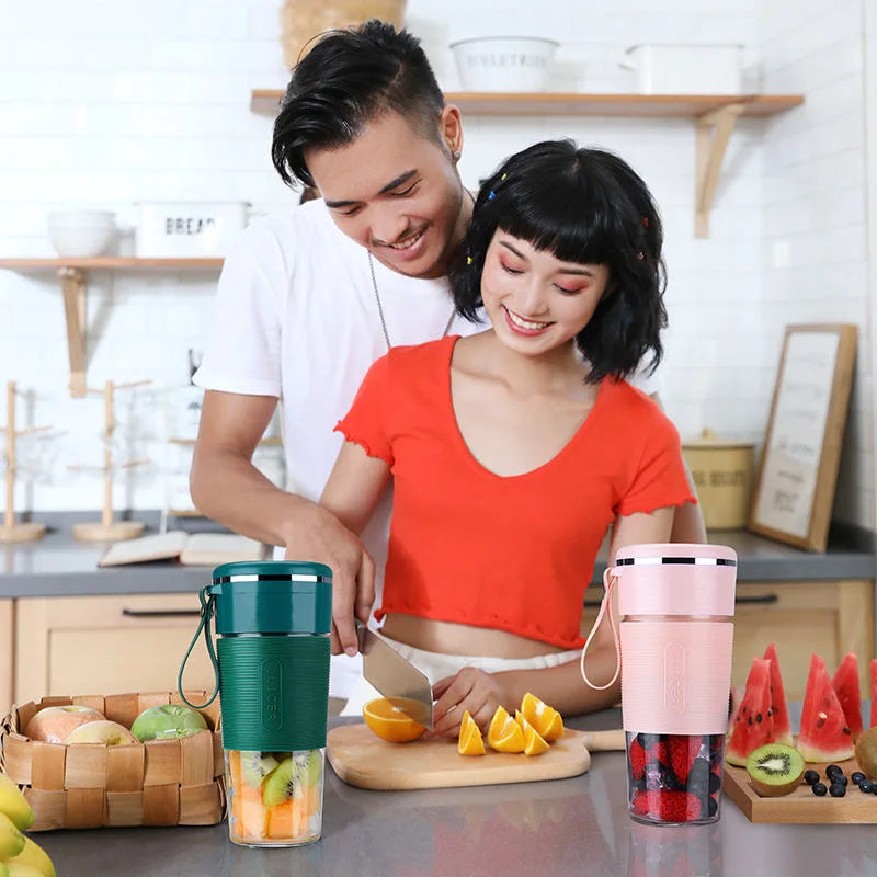 Tragbare Entsafter USB Aufladbare Drahtlose Mini Smoothie Mixer Mixer Fruchtsaft Maker Elektrische Entsafter Maschine Glas Tasse