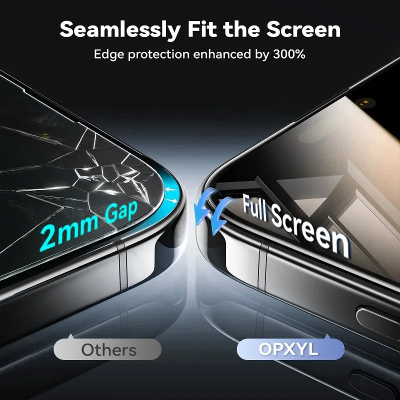 2 Stück Sichtschutzfolie für iPhone 17 16 15 14 Pro Max 16 15 14 PlusTempered Glass für iPhone 11 12 13 Pro XR XS Max Glas
