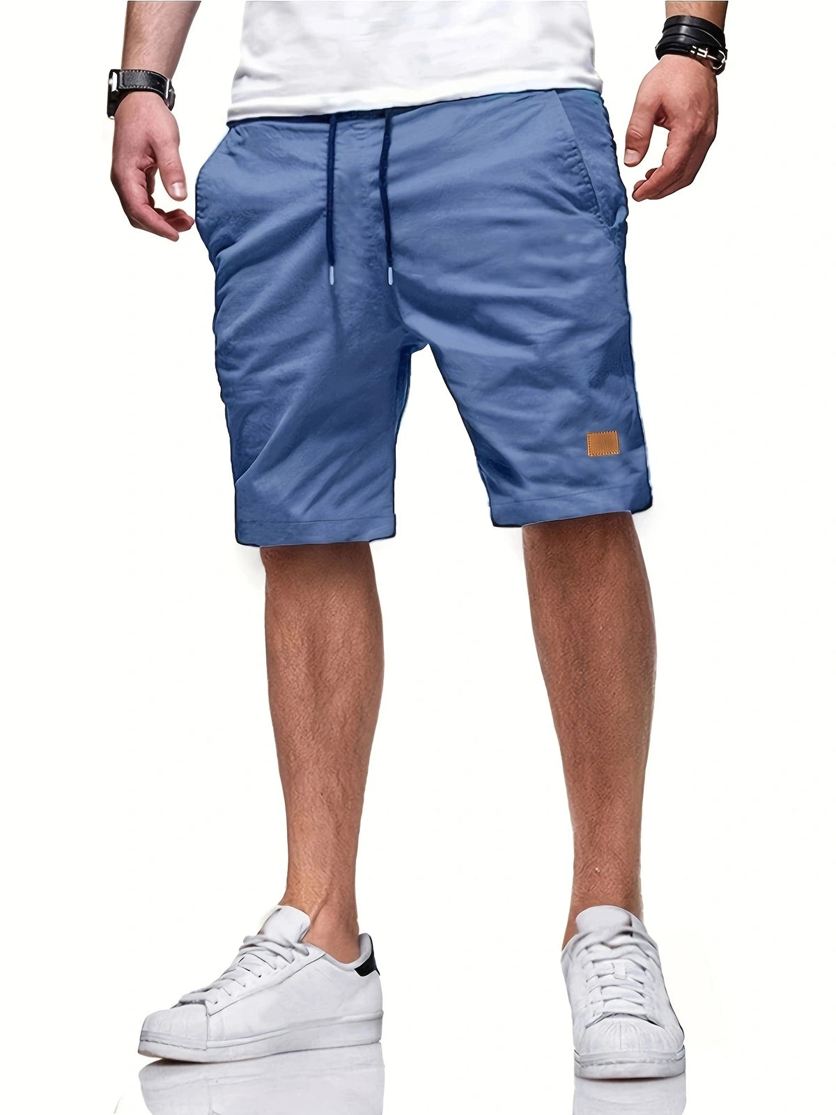 Neue Herren-Freizeitshorts, Bermuda-Shorts, Fitness-Jogging-Shorts, Vintage-Cargoshorts mit elastischem Bund