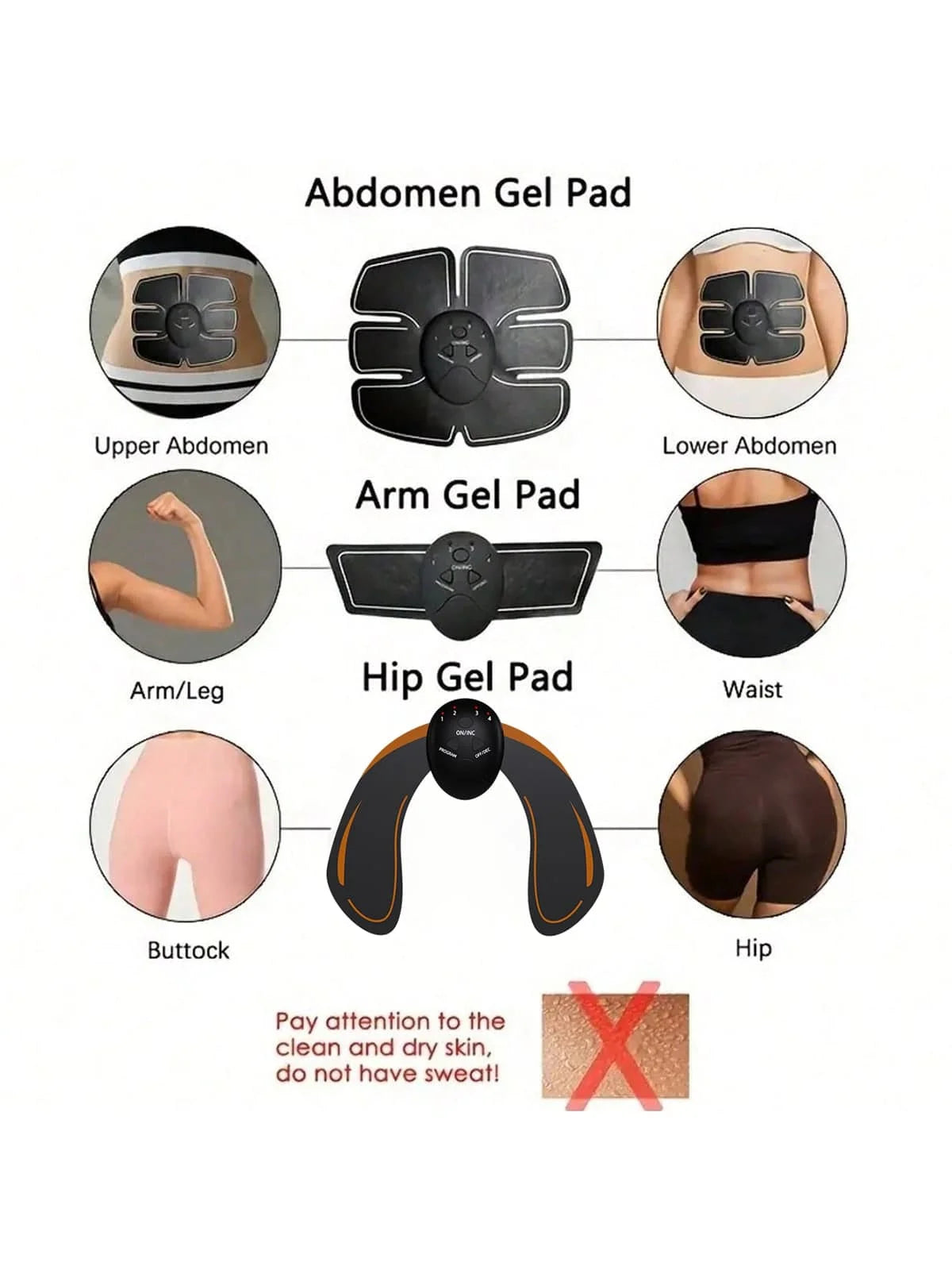 2026 EMS Hüftmuskel-Stimulator Fitness Gewichtheben Hüft-, Bauch-, Arm- und Beintrainer Massage Batteriebetriebene Version