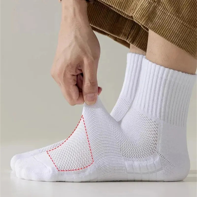 10/6/5/3/1 Paar feuchtigkeitsableitende Sportsocken mit dicker Sohle und gepolsterter Hose, perfekt für Laufen und Profisport