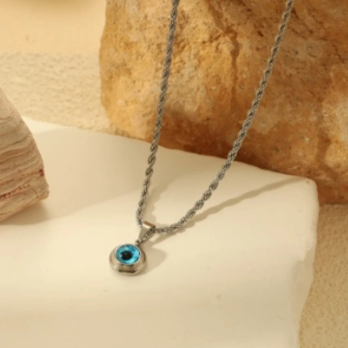 Glücksbringer Doppelschichtige Zirkon Böser Blick Halsketten für Damen und Herren Türkisches Auge Anhänger Halskette Party Schmuck Geschenk