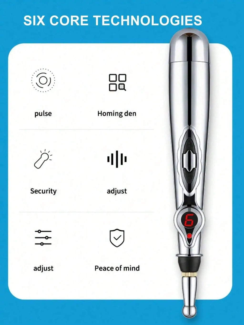 Meridian Stift Elektronische Energie Zirkulation Massage Stift Energie Pulse Stift Meridian Stift Beruhigende Und Entspannende Haushalts Artefakt