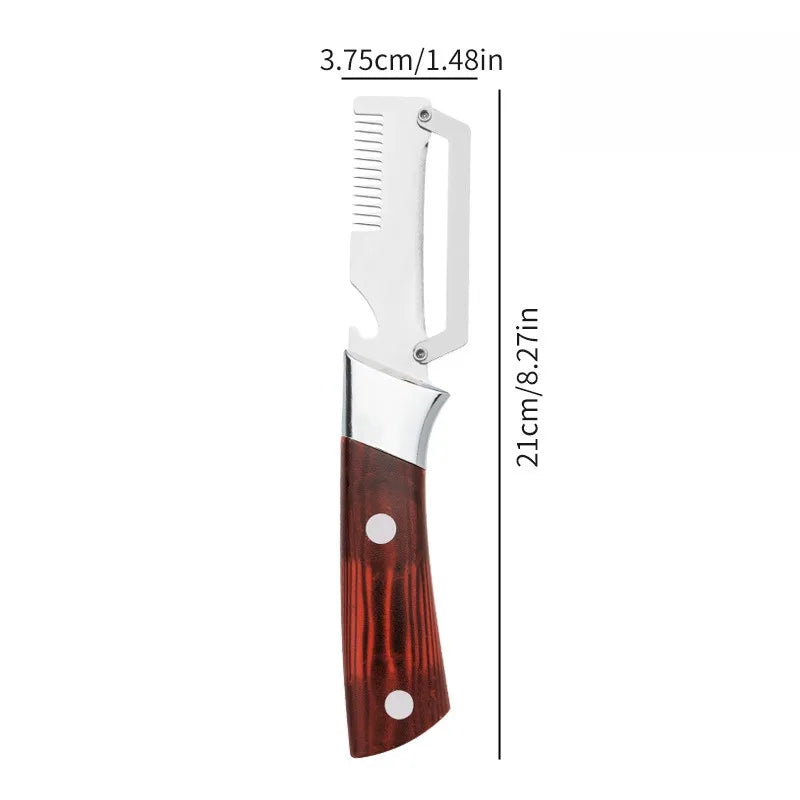 Edelstahl-Schäler, super scharf, ergonomisches Design, multifunktionales Küchenwerkzeug, Gemüse- und Obstschäler für den Haushalt
