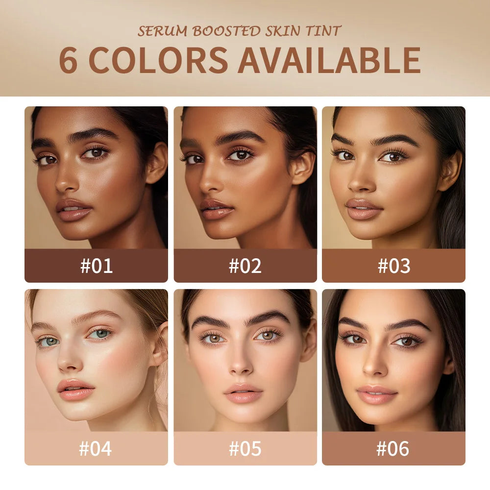 Beauty Balm Serum Boosted Skin Tint Foundation Stick Smooth Plumper High Coverage Travel Bronze Foundation Makeup
