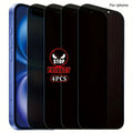 4 Stücke Privatsphäre Gehärtetes Glas für IPhone 16 17 Pro Max 16e Air Screen Protector Für IPhone 15 14 13 12 11 Pro Mini XR XS Max Glas