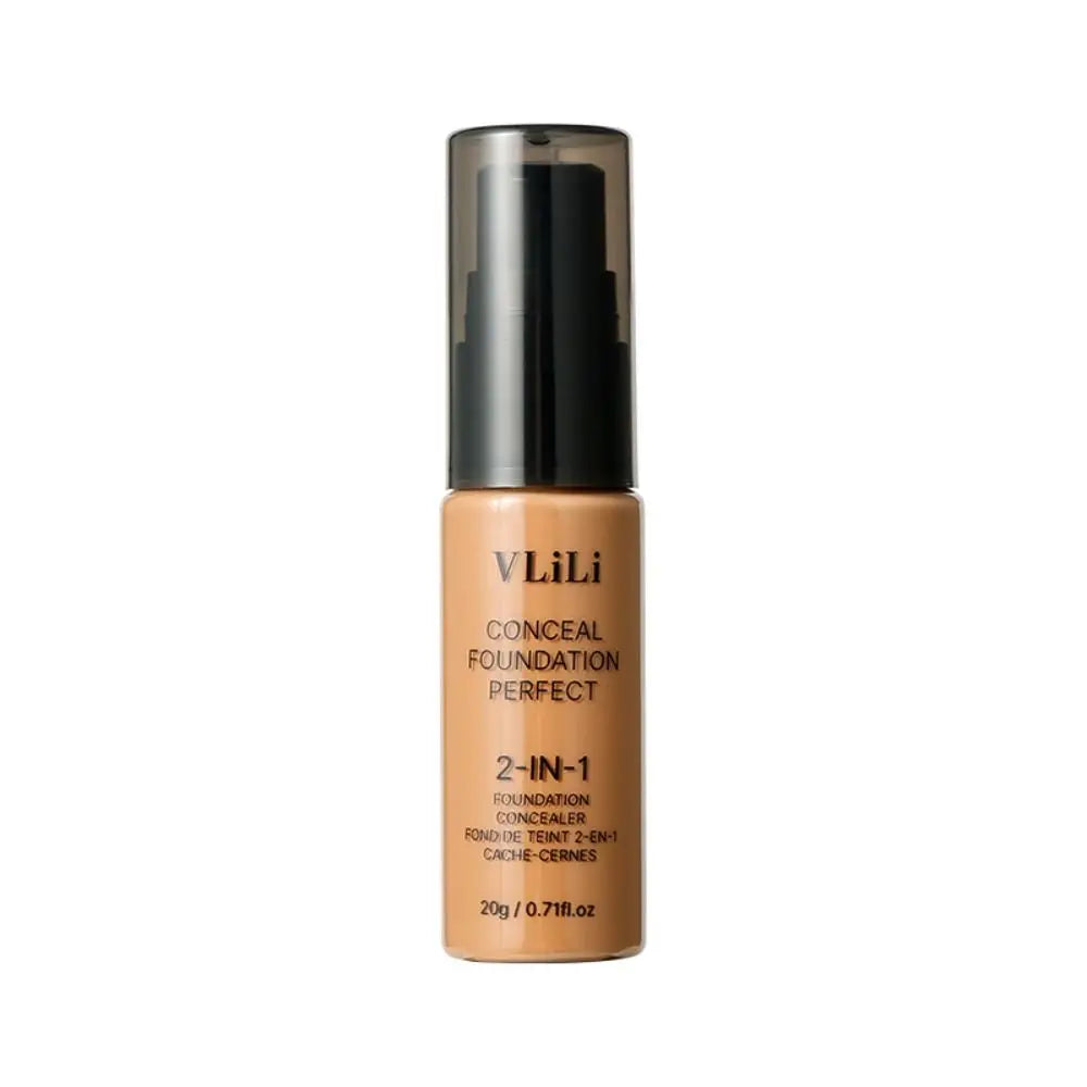 Neue Wasserfeste Flüssige Foundation Ölkontrolle Volle Abdeckung Gesichts-Foundation-Creme Matte Cremige Textur Foundation Concealer-Creme