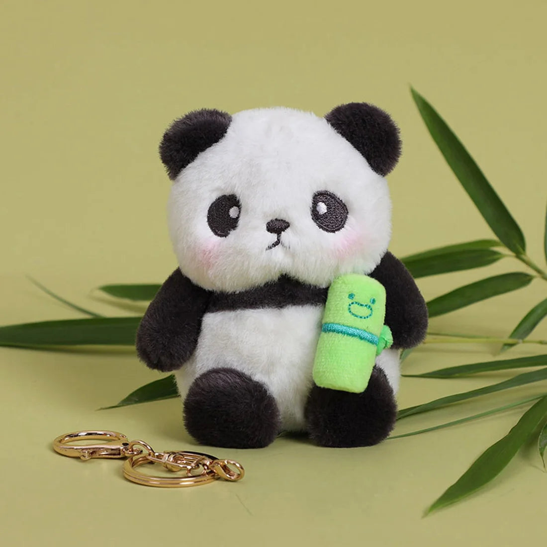 Niedliche Tier-Plüsch-Schlüsselanhänger, gefüllter Panda, kleiner Tiger, Schlüsselanhänger, Anhänger, Simulation, Tiger, Puppe, Plüschtier, Geschenke