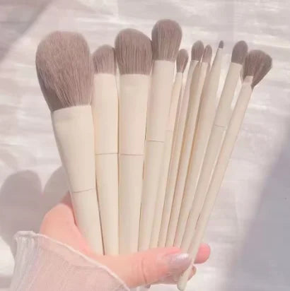 14-teiliges Make-up-Pinsel-Set, weich, flauschig, professionelle Kosmetikpinsel zum Mischen von Foundation, Puder, Lidschatten, komplette Schönheit