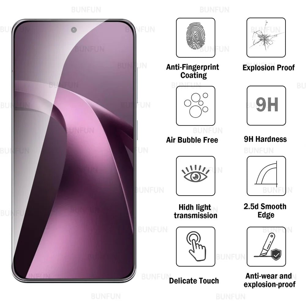 6-in-1 Schutzfolie für Xiaomi 17T Pro 5G: Displayschutz aus Glas, Kameraschutzfolie, Kameraobjektivschutz für Xiaomi 17T, 17T Pro, T17 – Klare Schutzabdeckung