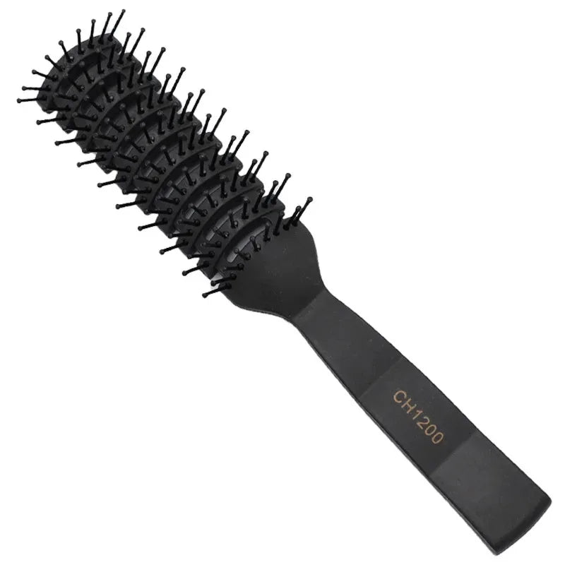 Antistatischer Volumen-Haarkamm - Professioneller Gerippter Styling-Kamm für Salongebrauch, Unisex Kopfhaut-Massagekamm für Zuhause