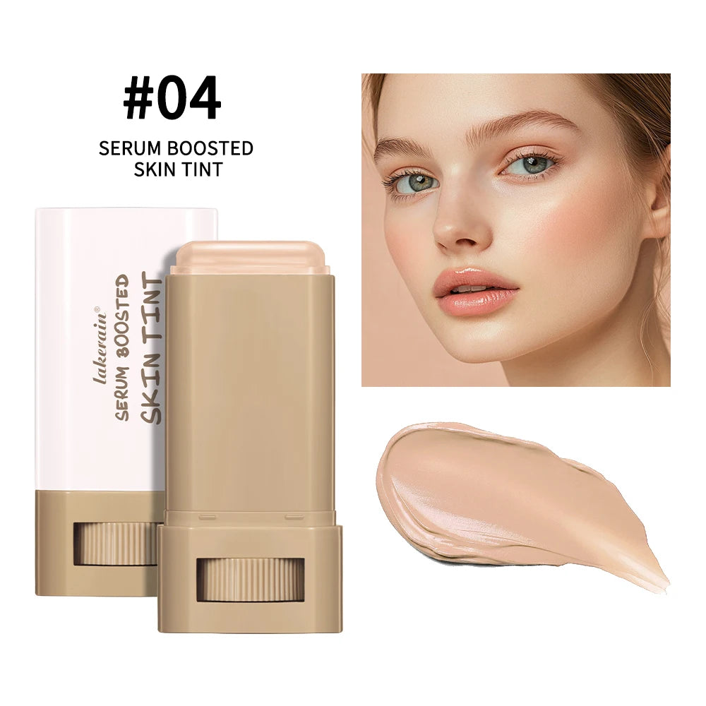 Beauty Balm Serum Boosted Skin Tint Foundation Stick Smooth Plumper High Coverage Travel Bronze Foundation Makeup