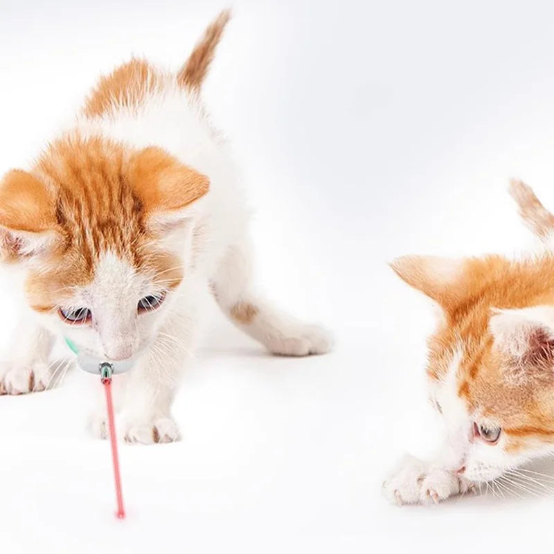 Smart Laser Tease Katzen halsband elektrische USB wiederauf ladbare Zeiger Kätzchen automatische Spielzeug interaktive Training Haustier Zubehör Waren