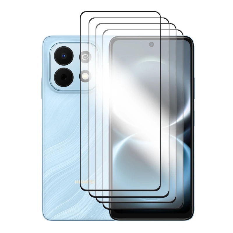 6in1 für Huawei Nova Y74 Glas für Huawei Nova Y73 Y74 gehärtetes Glas 2.5D Full Cover Displayschutzfolie für Nova Y74 Objektivfolie
