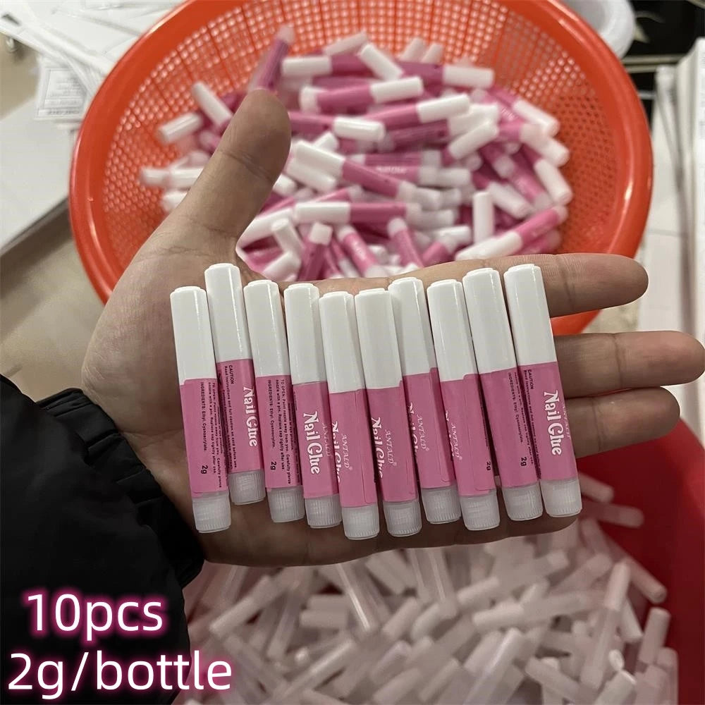 30 g ultrastarker Nagelspitzenkleber, schnell trocknender Gelkleber für transparente Spitzen und künstliche Nägel, UV-/LED-Härtung für Nageldesign