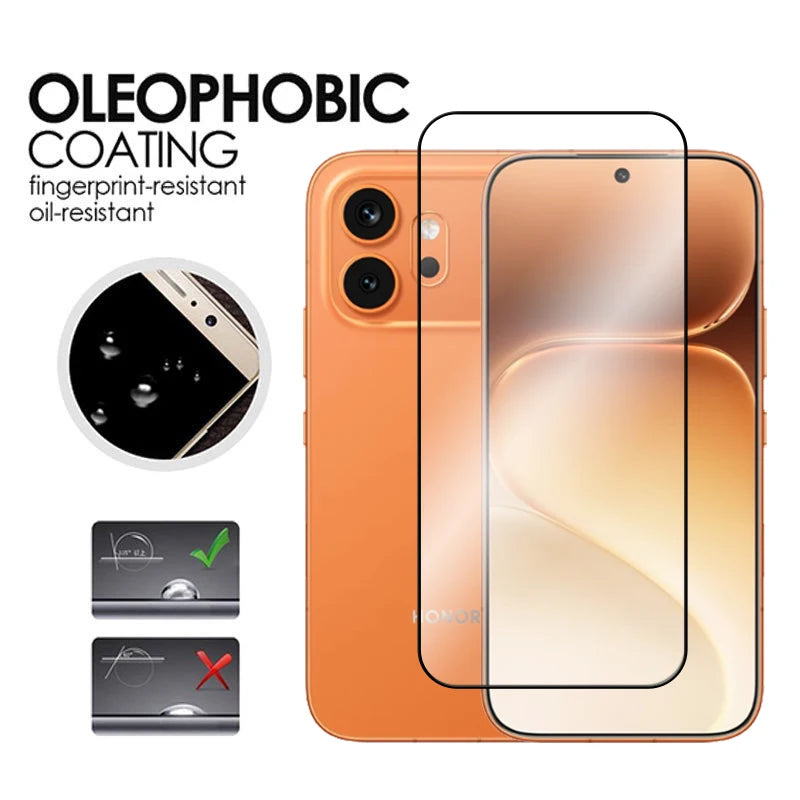 6in1 Schutzglas für Honor 600, für Honor 600 Pro, gehärtetes Glas, 2.5D, vollflächig klebend, Displayschutzfolie für Honor 600, Linsenschutzfolie