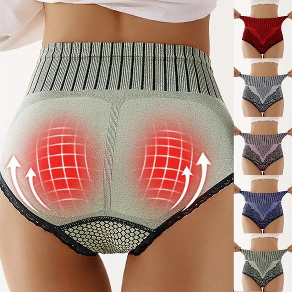 Neue Weiche Dehnbare Nahtlose Hochtaillierte Slips Damen Shapewear Unterwäsche Atmungsaktiv Komfortabel Täglich Tragbar Übergröße Damenunterhosen