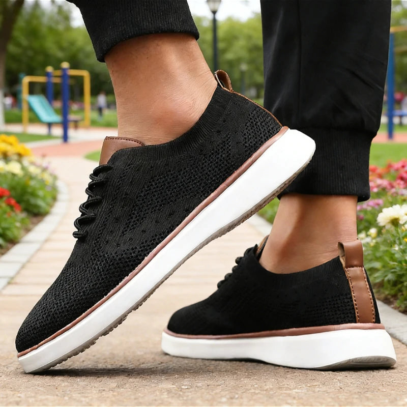 Männer Koreanische Version Trendy Schuhe Frühling Sommer männer Stricken Turnschuhe Atmungsaktives Mesh Casual Schuhe Leichte Bequeme Schuhe