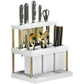Küche Messer Halter Multifunktions Cutter und Besteck Abtropffläche Rack PP Platzsparende Küche Utensil Organizer Rack Neue