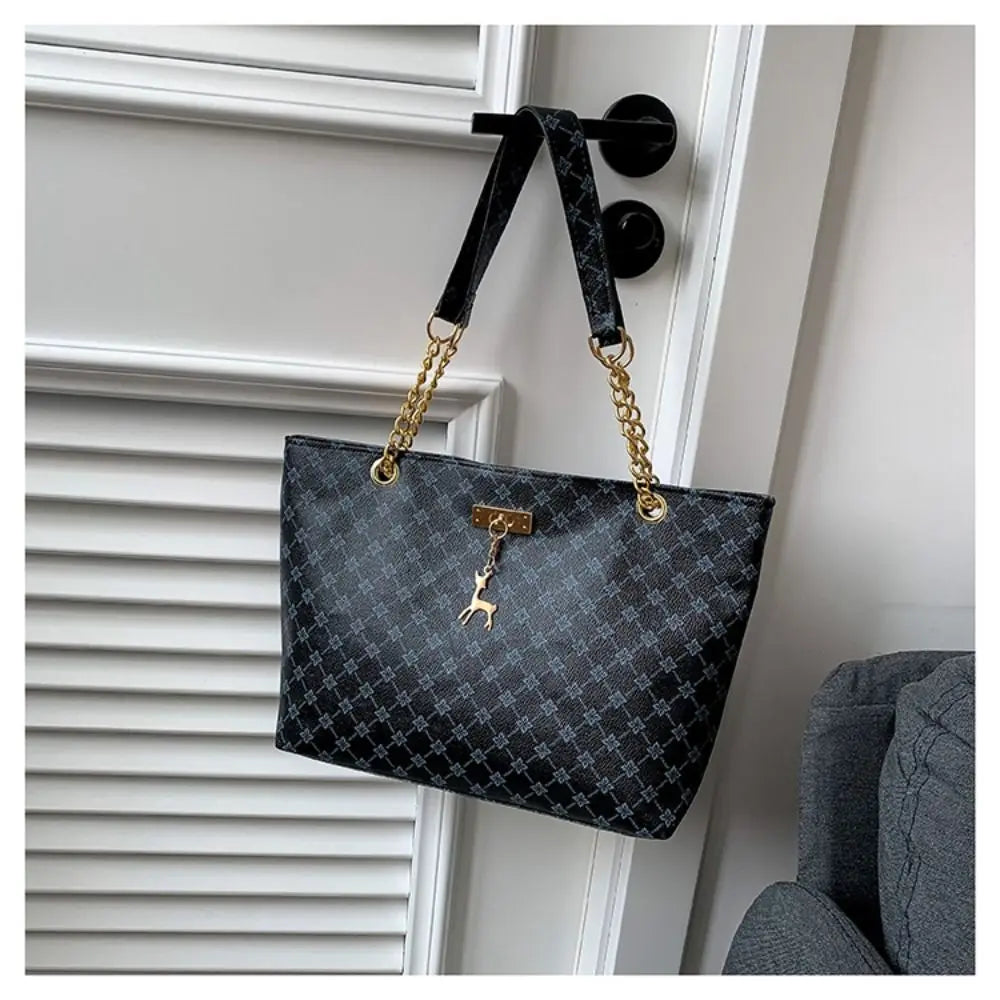 Frauen Luxus Design Einkaufstasche Große Kapazität Handtasche Mode Druck Schulter Tasche Trendy Neue Einkaufstasche Geldbörse