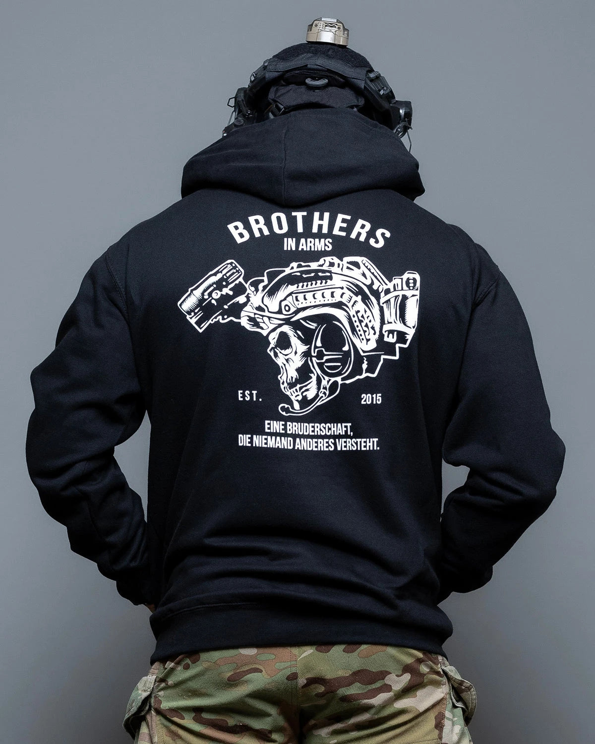 Brothers in Arms _ Team-Hoodie aus Baumwolle mit Grafik, hochwertiger Luxus-Unisex-Stil für Männer und Frauen