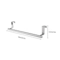 1/2Pcs Edelstahl Handtuch Bar Schrank Tür Handtuch Hängen Bar Edelstahl Bad Küche Schrank Tür Handtuch Wischen rack